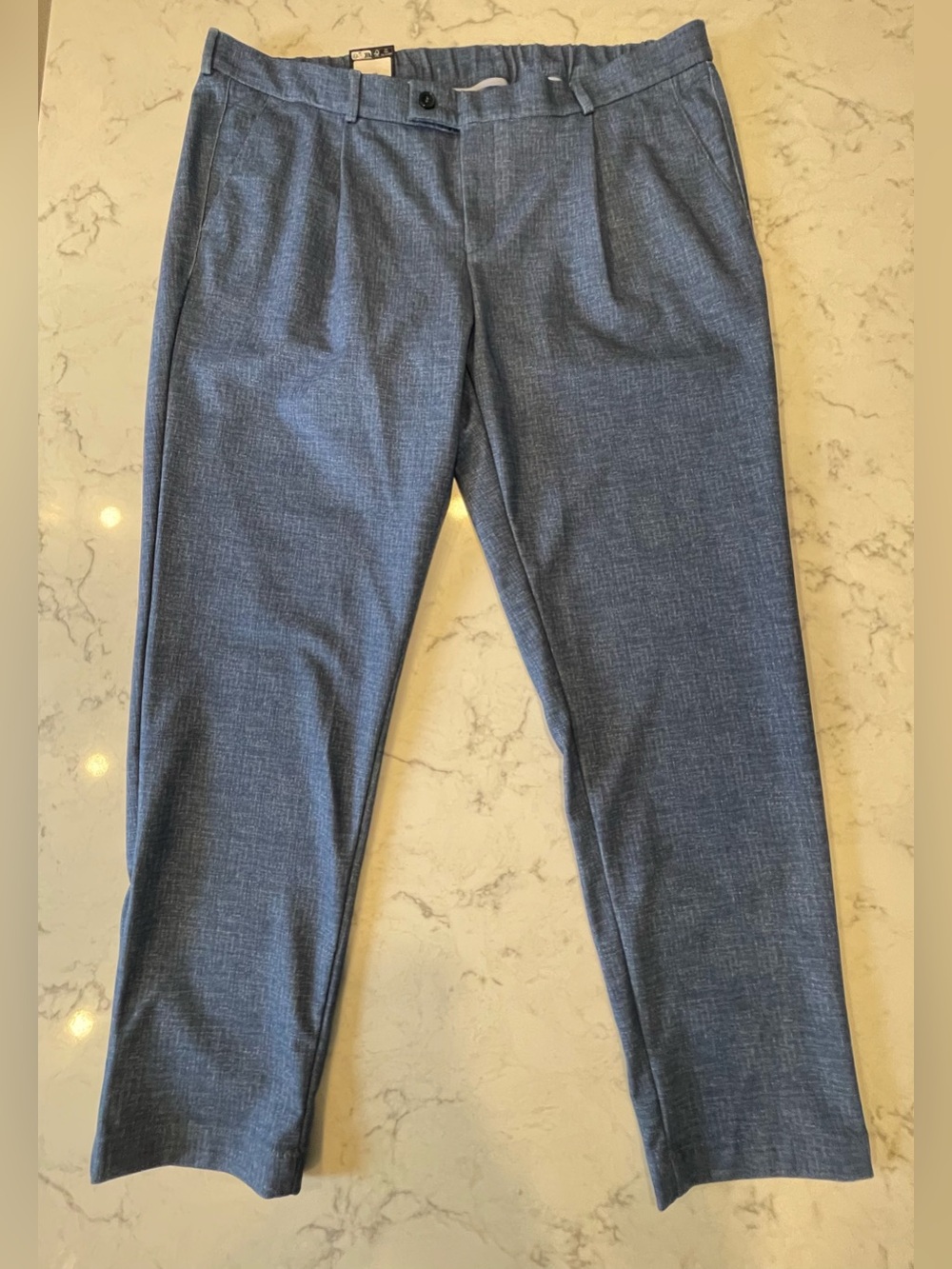 Bugatti Men's Dress Pants in Slate Blue